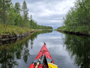 Kajakilla kanavassa