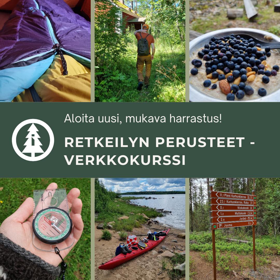 Retkeilyn perusteet -verkkokurssi